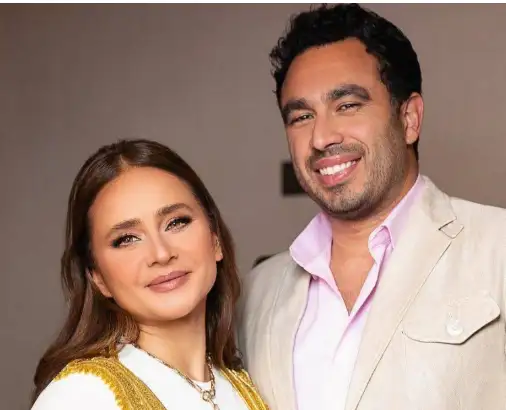 testنيللي كريم وطليقها هشام عاشور 