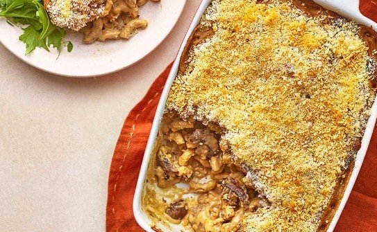 testمعكرونة بالجبن والفطر