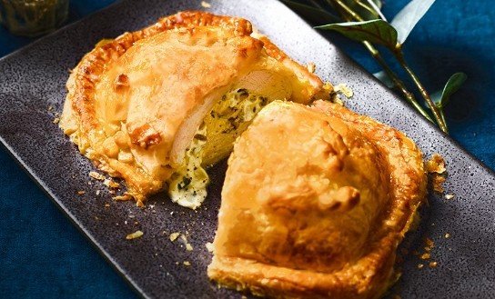 testفطيرة الدجاج والفطر