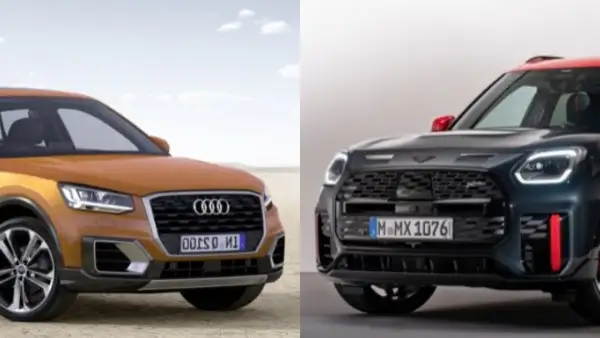 testمقارنة بين اودي Q2 ومينى كانترى مان 2025