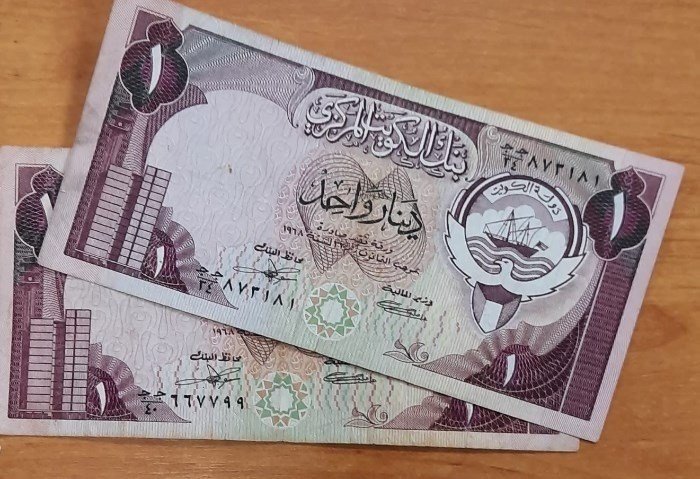 سعر الدينار الكويتى