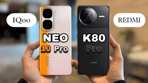 مقارنة بين شاومي Redmi K80 Pro وفيفو iQOO Neo 10 Pro