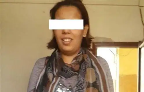 أول صورة للمعلمة التي تم القبض عليها...!