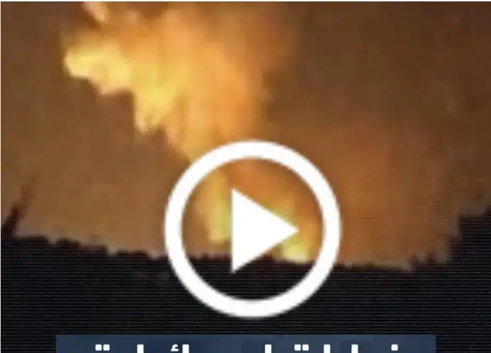 الغارات بدأت الان.. يارب سلم على جميع المواطنين 